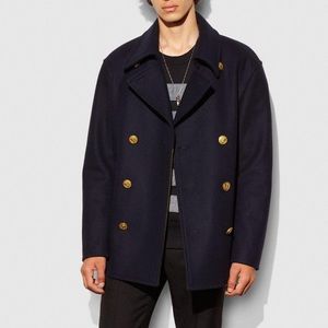 Coach 1941 Collection Wool Mariners Navy coat sz S